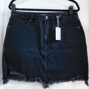 NWT Good American Denim Mini Skirt Sz 12